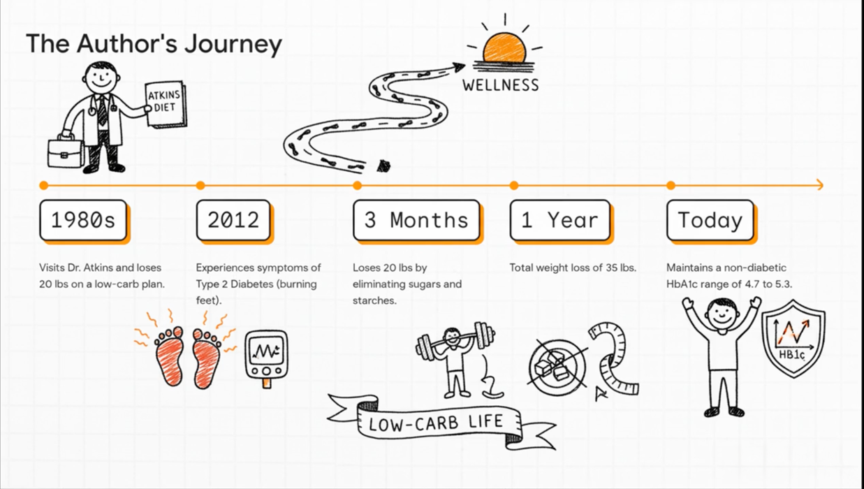 Controlling Your Type 2 Diabetes Bundle ( 2 Posters + 15-Page PDF + Guided Video Walkthrough) Based on the real-life journey of David Wandelt