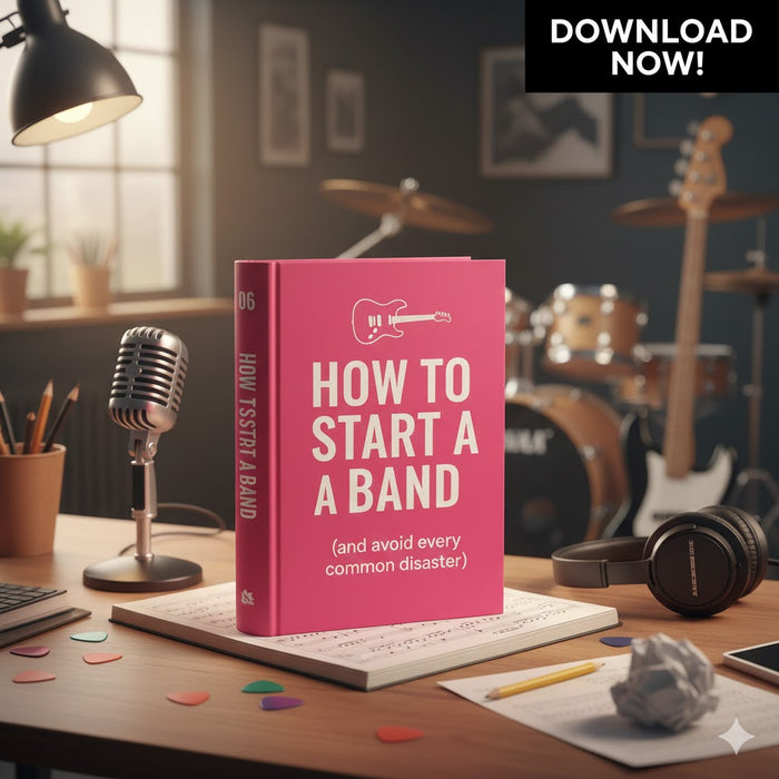 How to start a band (and avoid every common disaster) 100 Page PDF