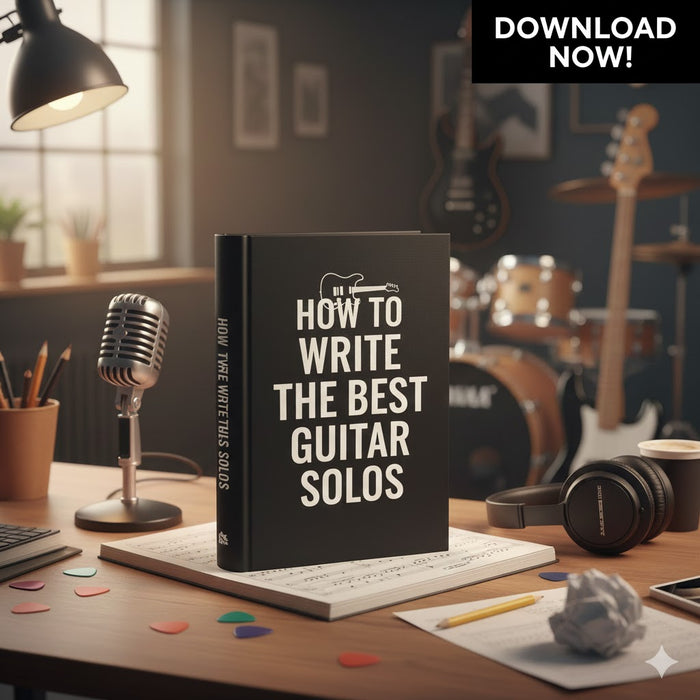 How to Write The Best Guitar Solos – 110-Page PDF Master Presentation