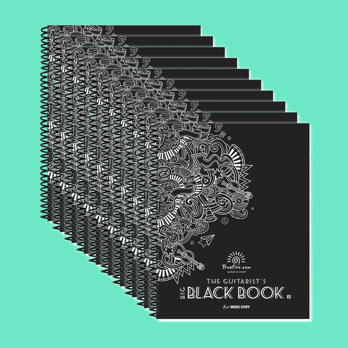 The Guitarist’s Big Black Book Manuscript Paper (10 Pack)