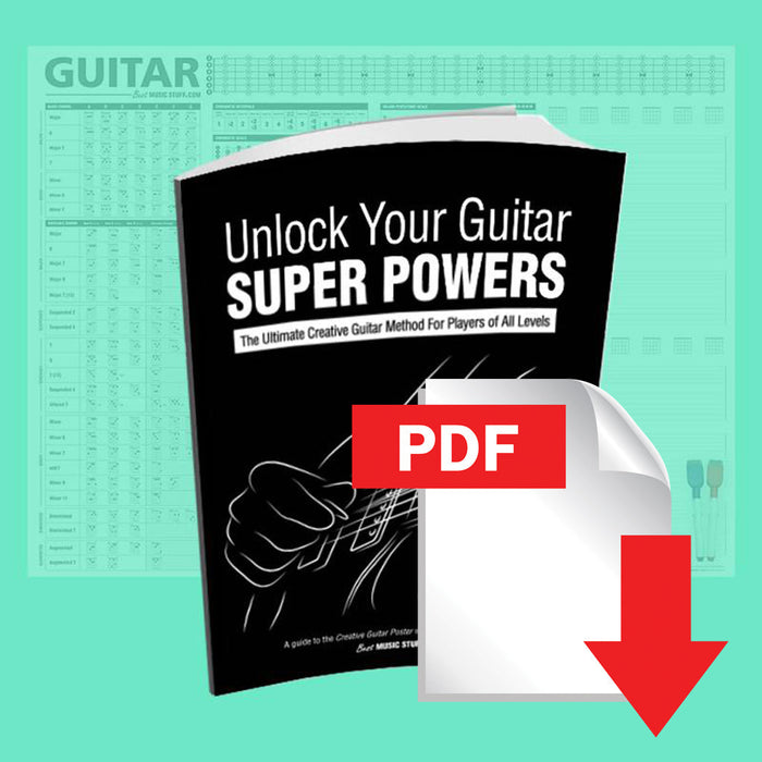 Unlock Your Guitar Super Powers Book (11 Chapters) • Printable PDF