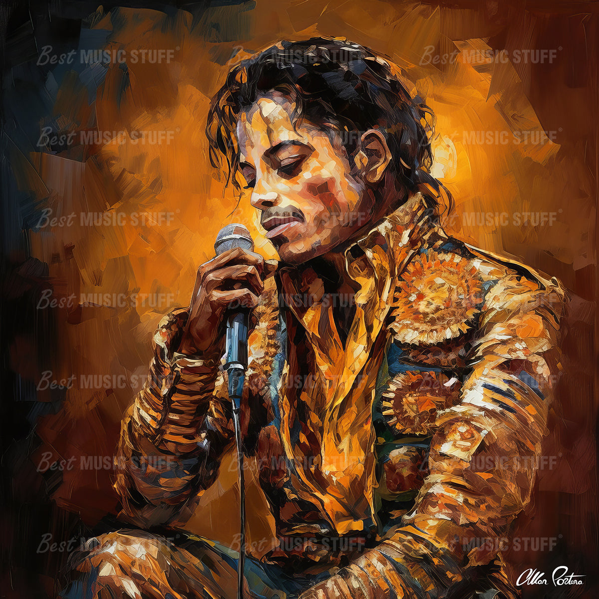 The King Pop Meets the Master of Art: Michael Jackson's Portr — Best Music Stuff ®
