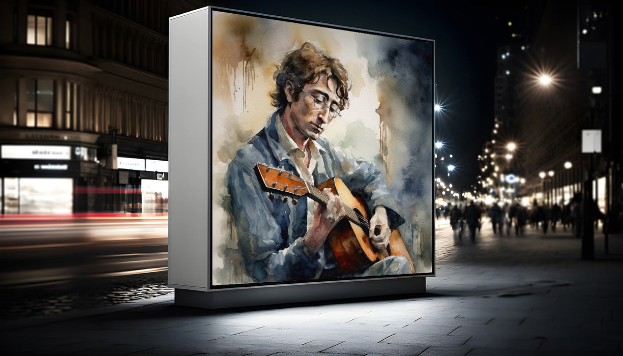 Soulful Serenade • High Quality Original Art Poster Download" (341x341 inches)