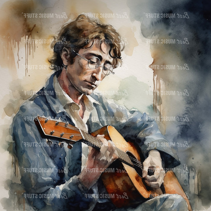 Soulful Serenade • High Quality Original Art Poster Download" (341x341 inches)