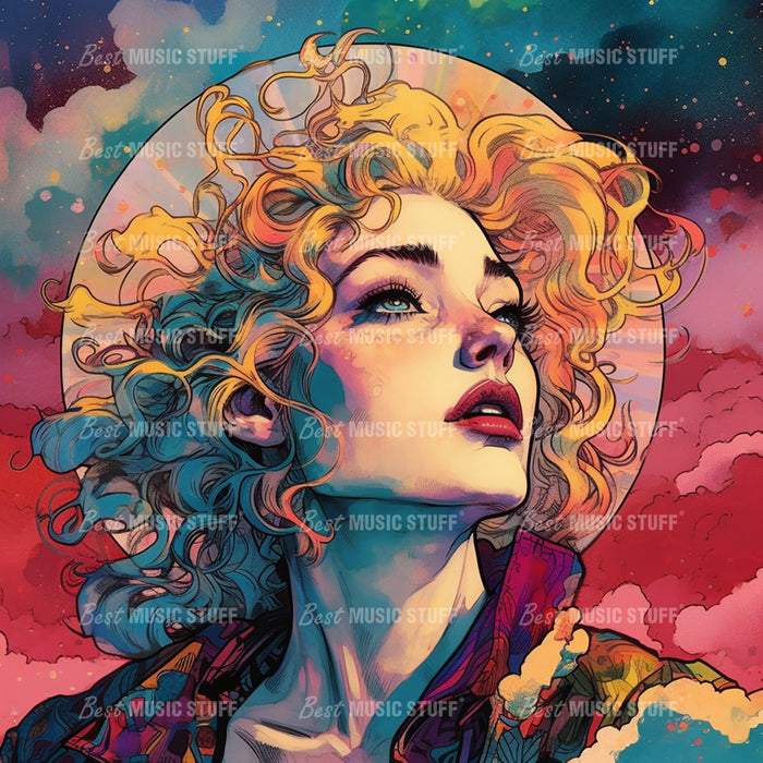 Madonna's Dreamscape • High Quality Original Art Poster Download (341x341 inches)