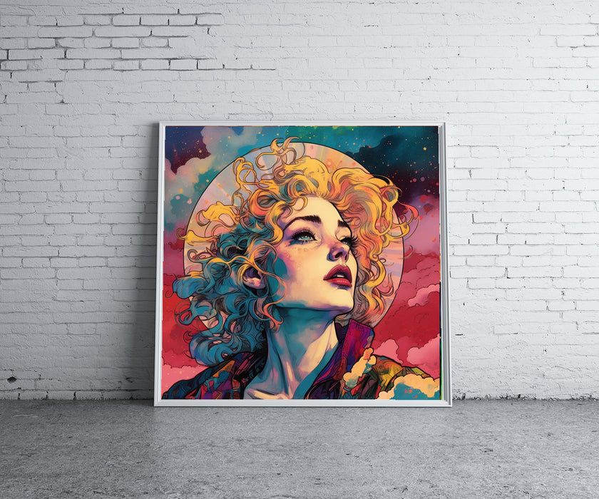 Madonna's Dreamscape • High Quality Original Art Poster Download (341x341 inches)