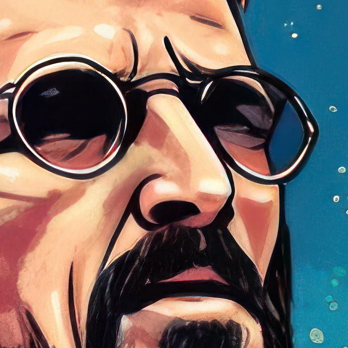 Ringo's Beat Goes On Pencil in Hand • High Quality Original Art Poster Download (341 Inches x 341 Inches)