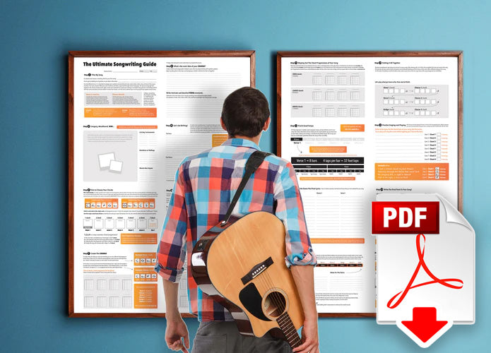 Songwriting Worksheet.pdf The Ultimate Songwriting Guide • 16 Page Printable PDF + 16 Step Easy ...